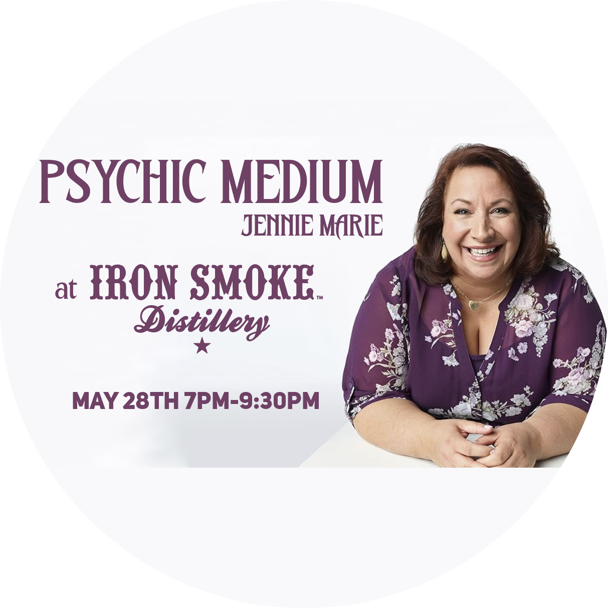 Psychic Medium 'Jennie Marie' at Iron Smoke - Iron Smoke Distillery